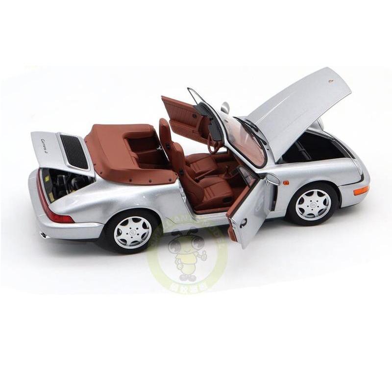 1/18 Norev 187330 911 Carrera 2 Cabriolet 1990 Diecast Model Toy Cars Gifts For Father Friend