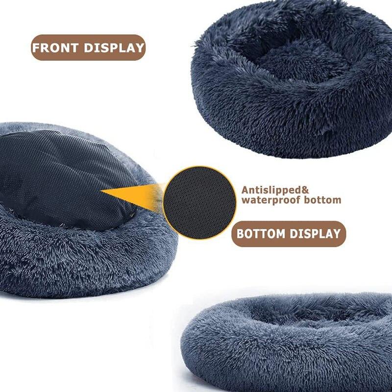 Fluffy Dog Bed Cushion Dog Mat Long Plush Bed for Small Large Dogs Supplies Pet Winter Warm Bed Puppy Sleeping Bed Claming Dogs