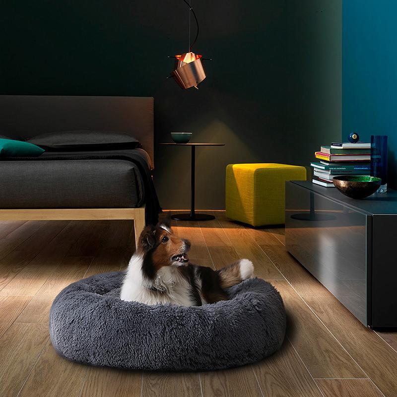 Fluffy Dog Bed Cushion Dog Mat Long Plush Bed for Small Large Dogs Supplies Pet Winter Warm Bed Puppy Sleeping Bed Claming Dogs