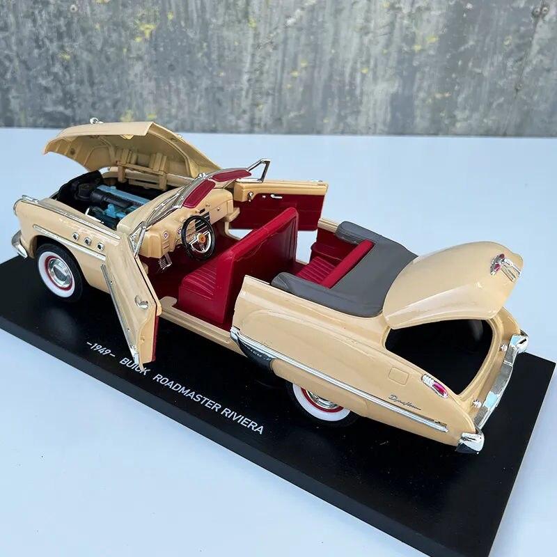 1:18 1949 BUICK ROADMASTER RIVIERA High Simulation Diecast Car Metal Alloy Model Car gift collection decorative toy