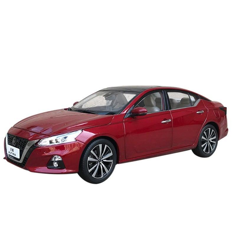 1:18 Scale Dongfeng Sedan ALTIMA Seventh Generation Teana Die-casting Alloy Car Model Collection Ornaments Souvenirs
